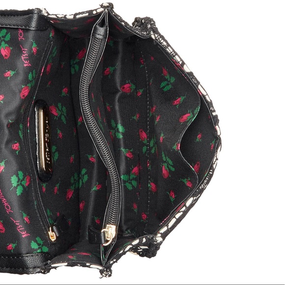 Betsey Johnson Lady Lace Chain Strap shoulder Bag - Picture 7 of 7